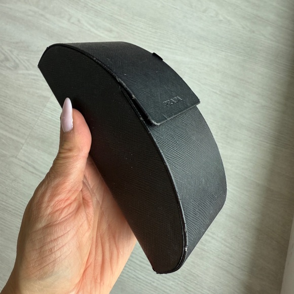 PRADA srp32p 57017 oversized black glossy sunglasses - Picture 15 of 16